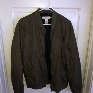 Olive men’s bomber jacket